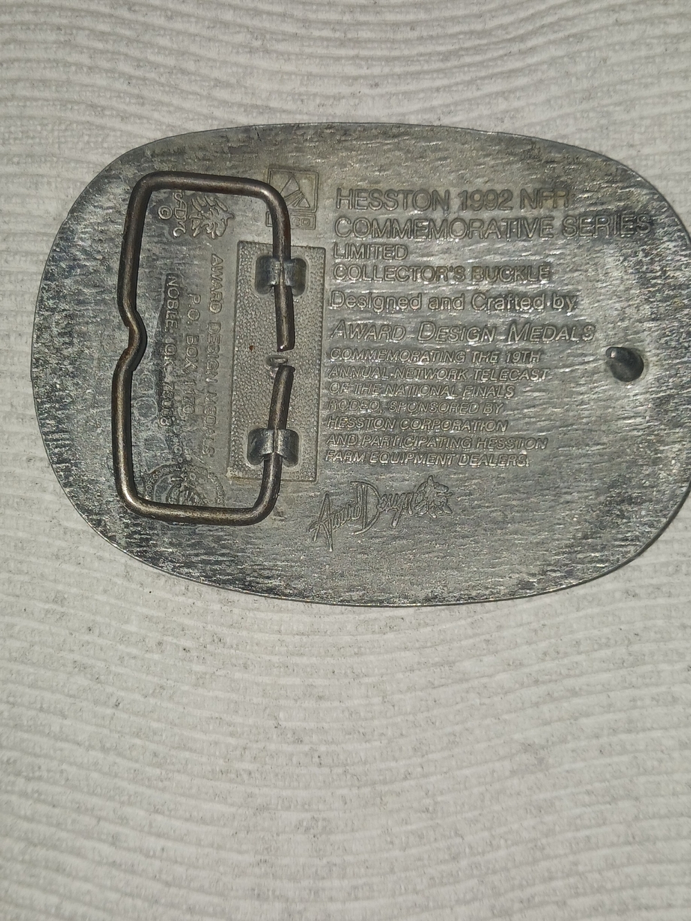 Vintage Rodeo Belt Buckle - Picture 2 of 3